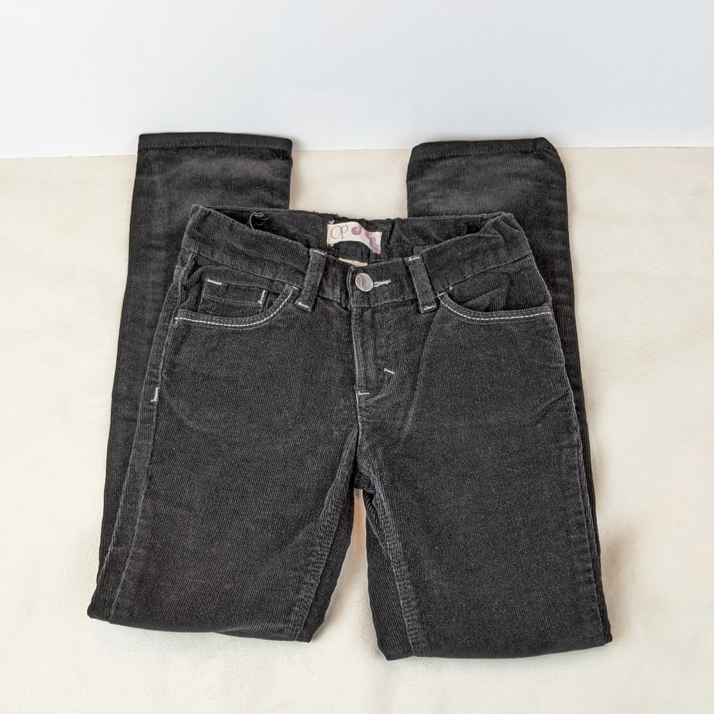 OP Girls Black Slim Straight Corduroys Kids‎ Girls 7